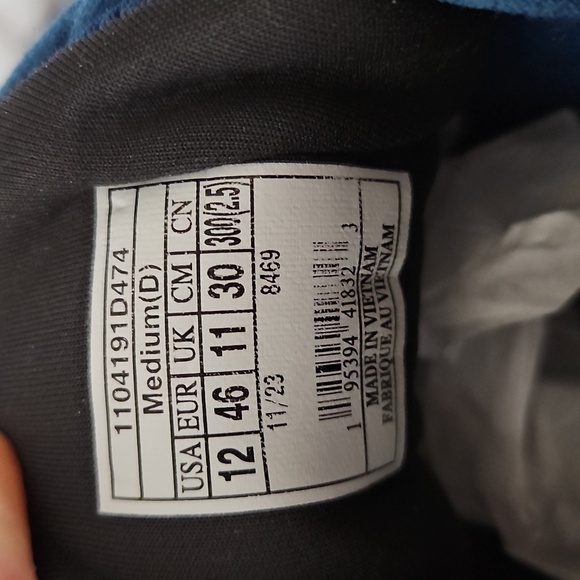 Brooks Glycerin 21 Mens Size 12 Blue Athletic Running Shoes 1104191D474 - Picture 12 of 12